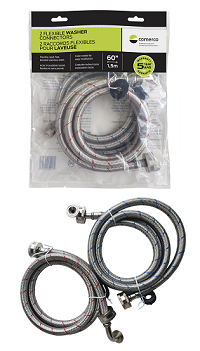 2 FLEXIBLE WASHER CONNECTORS / 60’’