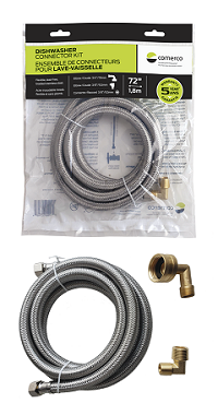 DISHWASHER CONNECTOR KIT / 72’’